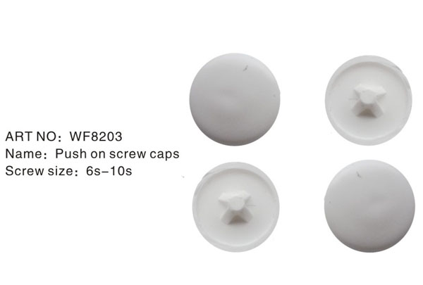 Push on screw caps