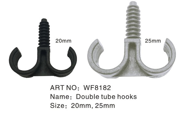 Double tube hooks