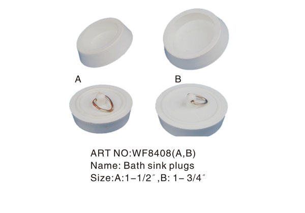Bath sink plugs